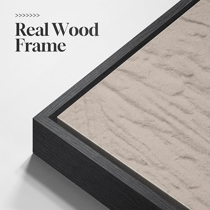 Large Framed Long Narrow Vertical Neutral Abstract Wall Art Set of 2, Beige Brown Modern Canvas Prints Paintings Artwork for Walls, Minimalist Pictures for Entryway Hallway Living Bedroom Wall Decor