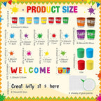 Epakh Painting Art Bulletin Board Set Painting Art DIY Classroom Decorations 3D Paper Cutouts for Back to School Preschool Elementary Summer Window Chalkboards Wall Door Decor