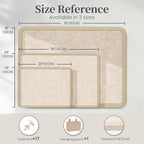 Bulletin Board, 48 x 36 inches Decorative Felt Board Foldable Photo Board Pin Boards, Cork Board Alternative for Walls, Office, Home, Classroom with Pushpins ＆ Small Storage Bag, Beige