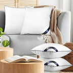 Utopia Bedding Throw Pillow Inserts (Pack of 4, White), 12 x 12 Inches Decorative Indoor Pillows for Sofa, Bed, Couch, Cushion Sham Stuffer