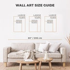 qmmp Modern Wooden Wall Sculptures - Set of 3 - Home Decor Accent - Large Wall Art for Living Room, Bedroom, Office - Easy Installation (Walnut, Medium - Mountain and Sun)