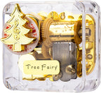 Tree Fairy Music Box, Unique Fairy-Tale Melody, Gold Tree Design,Clear Case, Enchanted Gift for Christmas, Birthday, Mother's Day, Wedding, Anniversary, Valentine's Day, Thanksgiving and Others