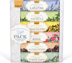 Tulasi Herbal Masala Incense Sticks Assorted/Variety Pack – 120 Hand Rolled Sticks, 6 Natural Scents | Sandalwood, Lavender, Patchouli, Palo Santo, White Sage | Aromatherapy