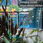 Green Tree of Life Dream Catchers with Agate Pendant Natural Dream Catchers for Aunt Wall Decor Handmade Dreamcatcher Wall Hanging Ornament for Bedroom Living Room Home Decor