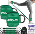 Ankle Resistance Bands with Cuffs, Ankle Weights Bands for Working Out, Women Leg and Glutes Workout Equipment, Exercise Bands for Kickbacks, Butt and Booty Trainer, Home Gym Fitness Equipment