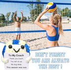 Handmade Collectible Volleyball - Thank You Gift for Coach,Volleyball Coach Appreciation Gift,Team Gifts from Players,InspirationalSports Decor & Memory Keepsake for Volleyballs Lovers