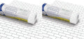 Fadeless Bulletin Board Paper, Fade-Resistant Paper for Classroom Decor, 48” x 12’, White Subway Tile, 1 Roll (Pack of 2)