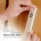SURI Kosher Mezuzah Scroll for Door – 4 Inch Handwritten Klaf by Certified Sofer Stam, Made in Israel, Fits 5 Inch Mezuzah Case