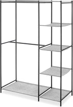 Whitmor Modern Industrial Freestanding Closet Organizer