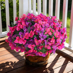 Bougainvillea Artificial Flowers for Outdoors Faux Plants Spring Decor, 4 Bundles Realistic Fake Silk Bougainvillea for Outside UV Resistant Faux Flowers for Outdoor Planters Porch Patio Garden Home