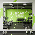 FICTOR Home Gym Mirror for Wall, 54"x28"x2 PCS Large Workout Mirrors with Tempered Glass, Full Length Frameless Body Mirror for Garage, Dance, Yoga, Bedroom