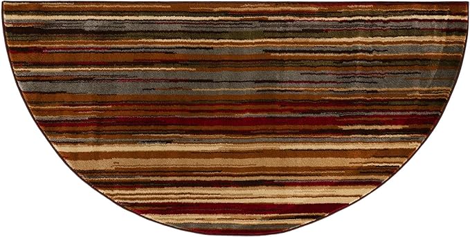 Unique Loom Barista Collection Area Rug - Icatu (3' 1" x 6' 1" Hearth, Beige/Brown)