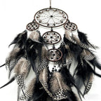 Black Dream Catchers wall hangings Room Decor,Large Dream Catcher for Adults,Handmade Boho Dreamcatcher for Home Decor Turquoise Hanging Ornament for Living Room Dorm Decor Hippie Gifts
