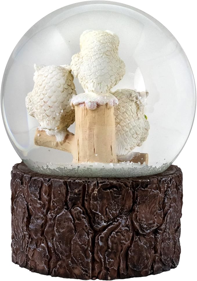 100 MM Joy Musical Owl Snow Globe by The San Francisco Music Box Company