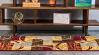 Unique Loom Barista Collection Area Rug - Kouillou (2' x 8' Runner, Multi/ Brown)
