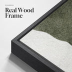 Long Narrow Framed Green Vertical Abstract Wall Art Set, 2 Piece Modern Canvas Prints Paintings Artwork for Walls, Green White Minimalist Pictures for Living Room Bedroom Entryway Hallway Wall Decor