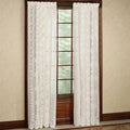 Sweet Home Collection Window Curtains Treatment Panel 63" or 84" Long in Stylish and Unique Patterns and Designs for All Home Décor Hopewell White