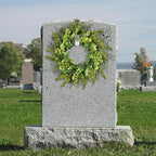 Adjustable Cemetery Wreath Hangers with Protective Pads for Headstones - Fits 6-11 Inch Tombstones, Christmas、Easter、Memorial Day Grave Decor Wreath Holders, Width Adjustable Design - 2 Pack