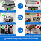 over the door shoe organizer,2025 upgraded,shoe organizer,35 Huge pockets,over door shoe organizer,Store size 13 shoes,shoe organizer,Strong material,hooks Suitable for various doors,black/white