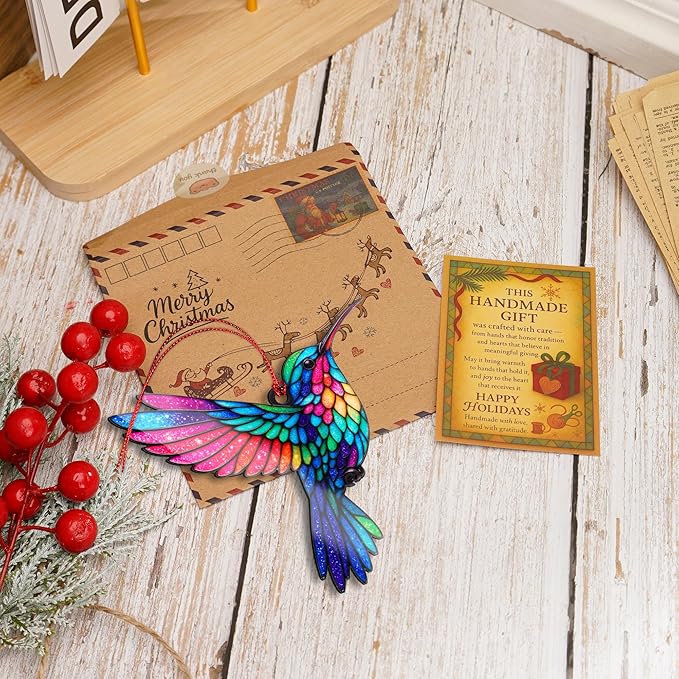 Hummingbird Gifts for Women - Mothers Day mom Gifts - Hummingbirds Christmas Ornament 2026 for Meaningful Valentines Hummingbird Valentines Birthday Gift for Mom Wife Girlfriend