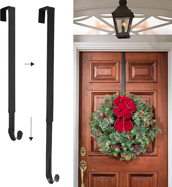 Haute Decor Adjustable Length Wreath Hanger - 20 Lb. Capacity
