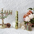 Metal Mezuzah, Exquisite Jerusalem Enamel Mezuzah