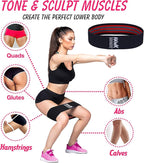 Resistance Bands for Women & Men Fabric Exercise Bands Booty Bands Hip Excersize Glute Squat Butt and Legs Workout Bands Loops Fitness Resistant Band