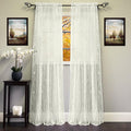 Sweet Home Collection Window Curtains Treatment Panel 63" or 84" Long in Stylish and Unique Patterns and Designs for All Home Décor Songbird Ivory