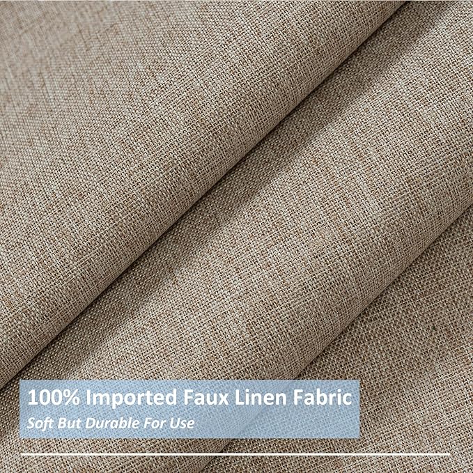Faux Linen Armchair Caddy for Couch Remote Control Holder Non-slip Sofa Armset Organizer Caddy Storage for Recliner Couch 6 Pocket for Magazine 35"x19.5" Linen 1 Piece