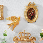UKCOCO 3pcs Resin Swallow Wall Sculpture: Swallow Decorations Indoor Wall Art Crafts Living Room Bedroom Garden Decor, 4. 72x3. 54x0. 59in