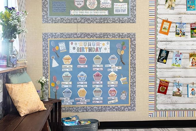 Teacher Created Resources Cottage Blue Better Than Paper® Bulletin Board Roll (TCR77911) (Pack of 2)