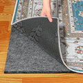 Waterproof Rug Pad, Thick 10x14 ft Under Area Rug Carpet Pad, Non Slip Felt Rug Pads for Hardwood Floors, Keep Carpets in Place Soft and Prevent Rug from Wrinkling or Buckling