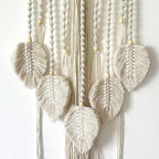Large Tree of Life Dream Catchers, Macrame Wall Hanging Boho Handmade Woven Dream Catcher Macrame Wall Decor Art for Adults Boys Girls Bedroom Wedding Party Decor, Festival Blessing Gift（Light Beige）