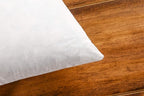 JA COMFORTS 12×20 Premium Goose Down Feather Throw Pillow Inserts(Set of 2)-5% Down Filling,High Filling Weight,250 TC Cotton Cover, Square, White