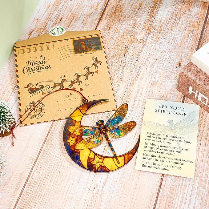 Christmas Women Gifts 2026 - Christmas Ornaments 2026 - Dragonfly Ornament - Dragonfly Gifts for Women - Christmas Women Decoration Ornaments