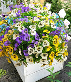 Artificial Flowers for Outdoors Fake Plants, 14 pcs Fake Flowers Artificial Plants Outdoor UV Resistant, Silk Faux Flowers Shrubs Greenery Plants for Porch Garden Patio Window Box Decor