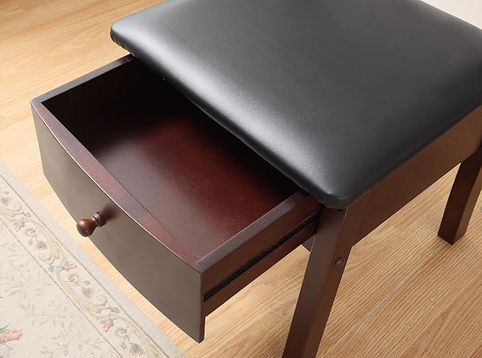 Proman Products Manhatten Chair Valet VL36654 with Drawer, Hanger, Trouser Bar and Tie & Belt Bar, 19" W x 24" D x 43" H, Dark Walnut