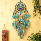 Large Dream Catchers,Dream Catchers for Adults,Dream Catcher Wall Hangings,Peacock Suncatcher,Stained Ornament,Gifts for Women,Lovers,Couple,Friend,Bestie