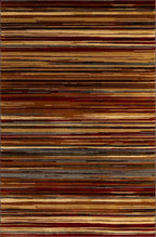 Unique Loom Barista Collection Area Rug - Icatu (5' 1" x 8' Rectangle Beige/Brown)