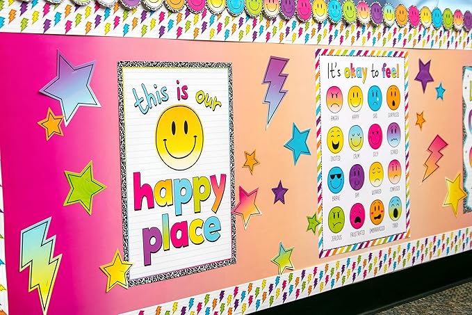 Teacher Created Resources Pink and Orange Color Wash Better Than Paper Bulletin Board Roll (TCR77905)