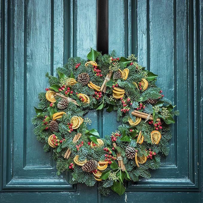 Wreath Hanger Adjustable Door Hanger Wreath Hanger for Front Door 15 to 24inch,Wreath Hook, Hold Up 20lb (Black,1 Pack)