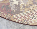 Unique Loom Barista Collection Area Rug - Arusha (8' Round, Beige/ Black)