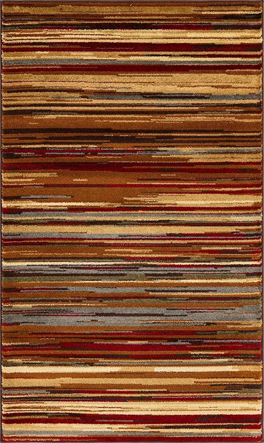 Unique Loom Barista Collection Area Rug - Icatu (3' 1" x 5' 3" Rectangle, Beige/Brown)