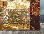 Unique Loom Barista Collection Area Rug - Arusha (5' 1" x 8' Rectangle, Beige/ Black)