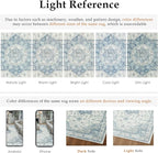 Blue Runner Rug 2x8 Washable Vintage Carpet for Hallway Kitchen Soft Retro Low Pile Thin Indoor Runner Non Slip Oriental Medallion Long Throw Rug for Bathroom Bedroom Laundry Dining Room