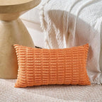 Fancy Homi 4 Packs Decorative Throw Pillow Covers for Living Room Couch Bed, Modern Farmhouse Boho Home Décor Accent Cushion Case, 24" x 12", Burnt Orange Series
