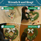 5-Pack 12 Inch Wire Wreath Frame – Heart Metal Wreath Form with Heart Design for DIY Crafts, Floral Projects, and Home Decor – Dark Green Wire Frame for Christmas Holiday & Weddings