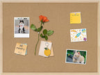 DAHAPYBOO Cork Board Bulletin Board,24x18 Cork Board for Office with Pin Oak Wood Boards,Message Board or Vision Board Decoration.
