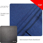 Bedside Caddy Bedside Storage Organizer Magazine Phone Tablet iPad Remote Holder, Organizer Caddy for Home College Dorm Bed, Sofa, Bunk Bed (Classic Blue)