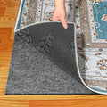 Waterproof Rug Pad, 5x7 ft Under Area Rug Carpet Pad, Non Slip Felt Rug Pads for Hardwood Floors, Keep Carpets in Place Soft and Prevent Rug from Wrinkling or Buckling
